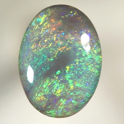 SOLID SEMI BLACK OPAL Bright sparkling Pinfire pattern